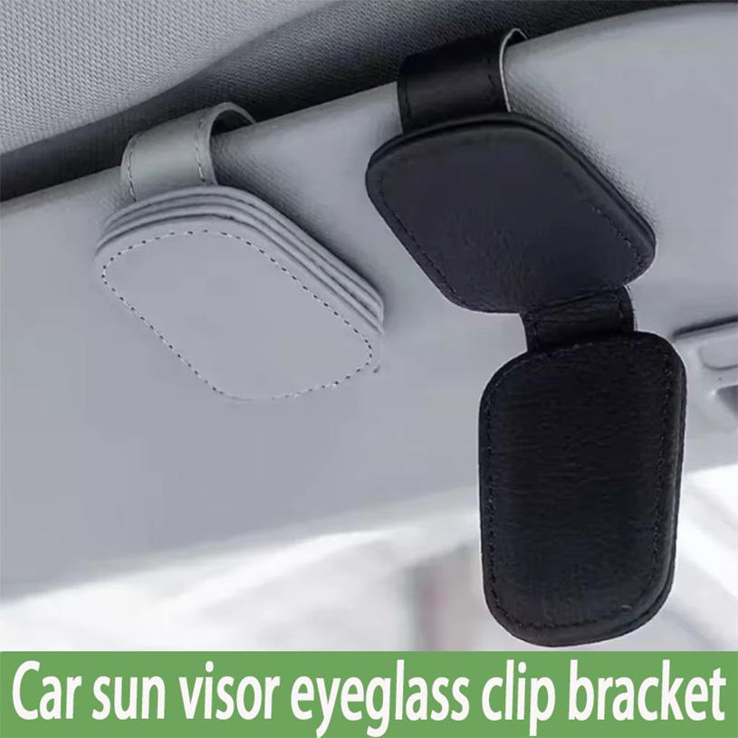 1pc Car Clip Glasses Stand Multifunctional Car Sunglasses Holder Sun Visor Clip Stylish Driving Organizer Car Interior Supplies