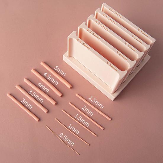 Polymer Clay Roller Tool Set Thickness Clay Rolling Guide Making Smooth Clay Crafting Tool for Jewelry Pottery Crafting