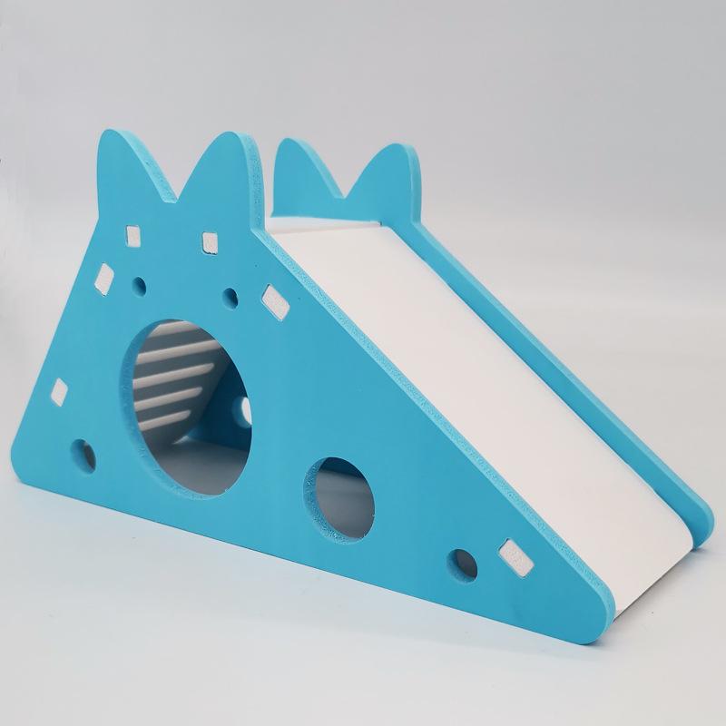 Hamster Toy Den Slide House PVC Colored House Sleeping Golden Bear Shelter House Landscaping Climbing Ladder Villa All Seasons