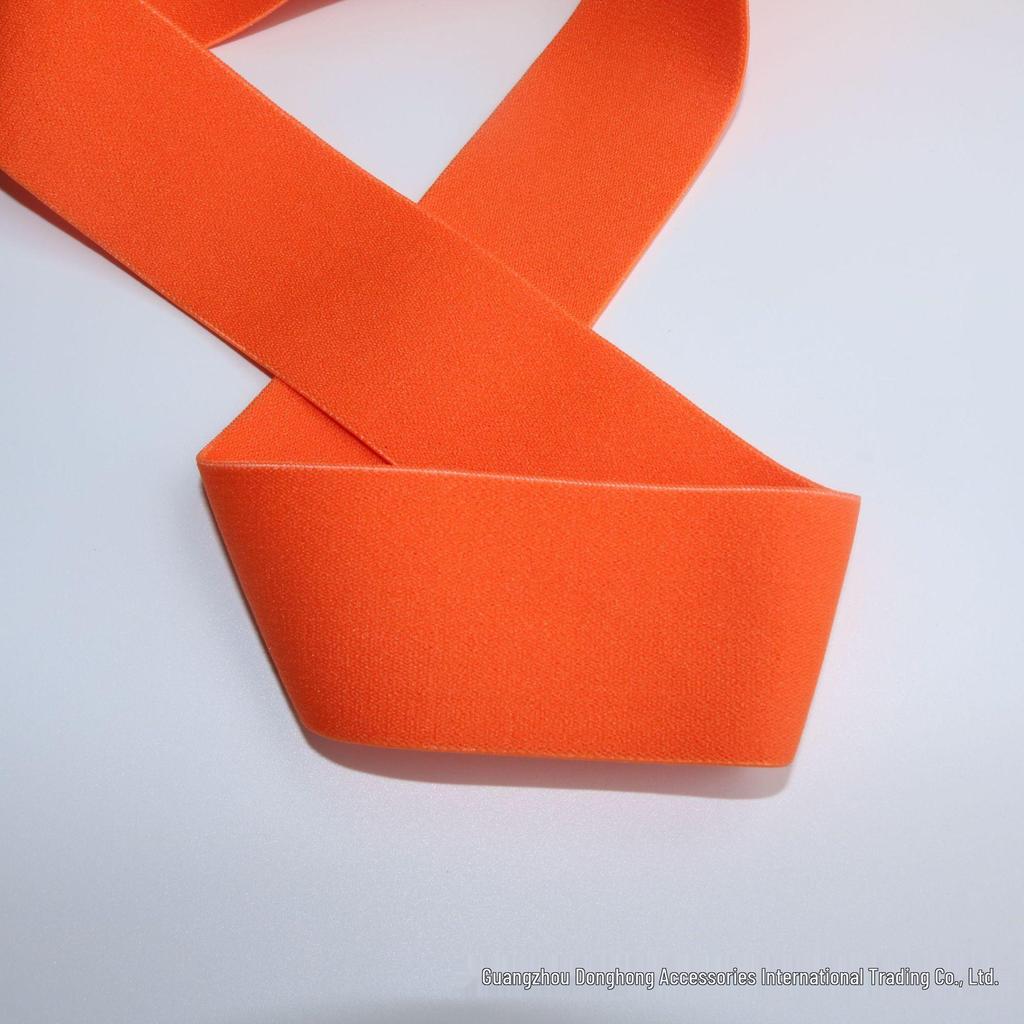 High-Elastic Polyester Imitation Nylon Band for Waistbands and Skirts