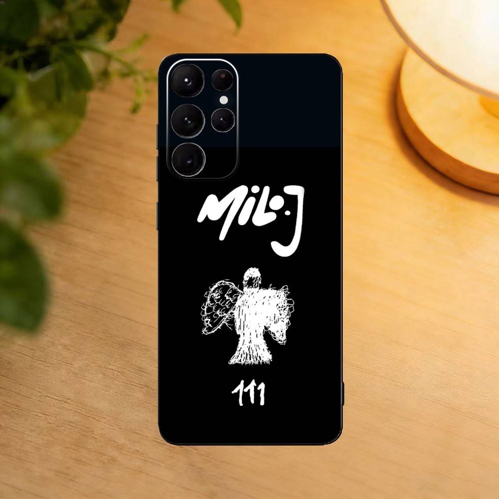 Singer M-Milo J Phone Case For Samsung S25,24,21,22,23,30,Ultra,20,Plus,Fe,Lite,Note Soft Black Cover