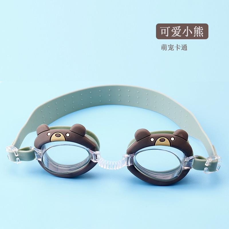 Children Cartoon Goggles Crab Waterproof anti-fog Animal Bear
