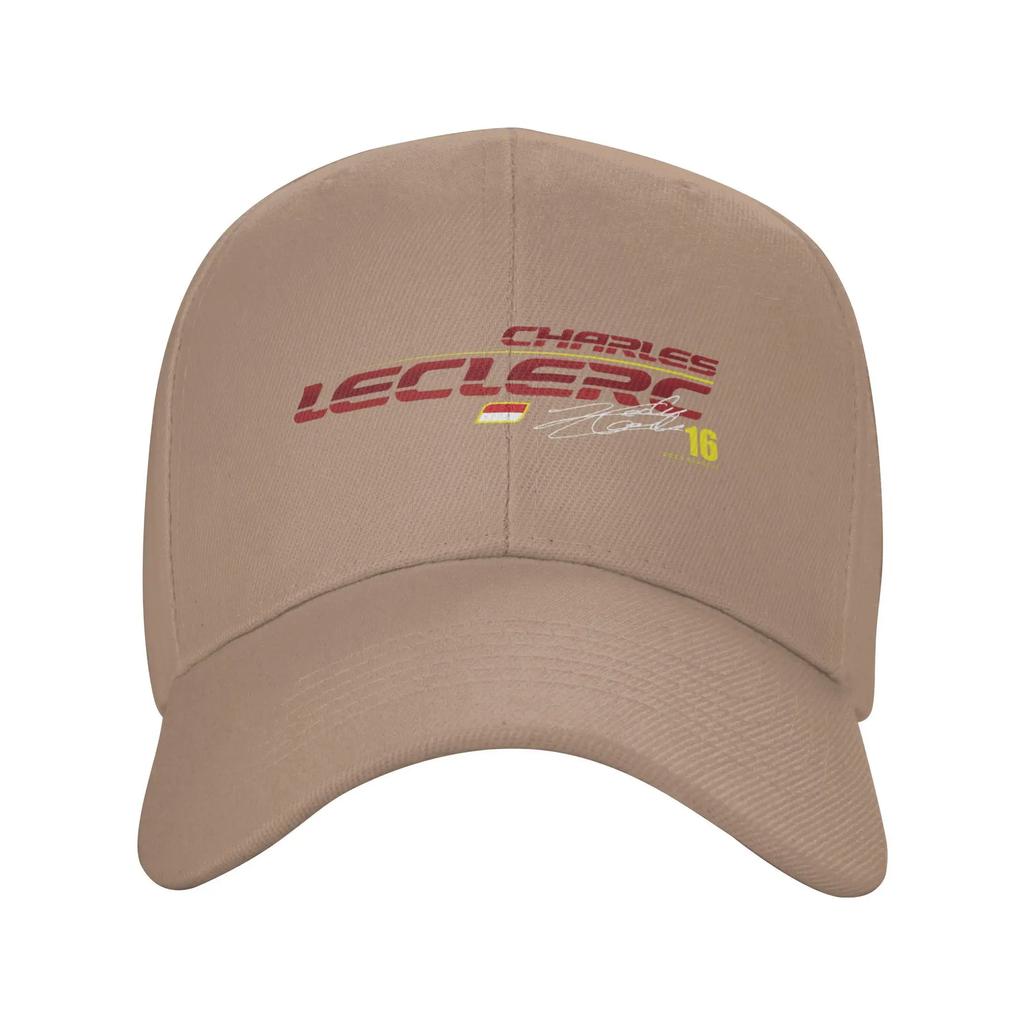 Custom Cool Charles Leclerc 16 Baseball Cap WomenUnisex Adjustable Adult Sport Racing Car Dad Hat Spring