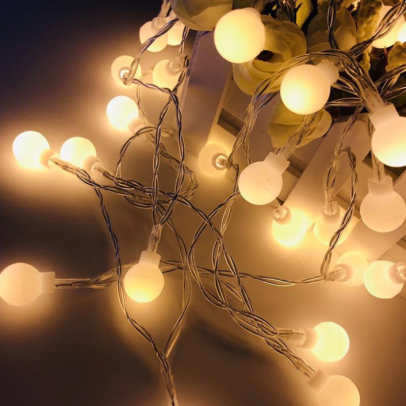 10M 6M 3M 1.5M Battery Power Ball LED String Lights Garland Lights Outdoor Lamp Wedding Garden Fairy Lights Christmas Decoration