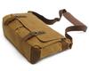 New Fashion Thick Wax Canvas Men Shoulder Bag Messenger Bag Men Crossbody Bag Vintage Male Leisure Sling Bag Casual Boy