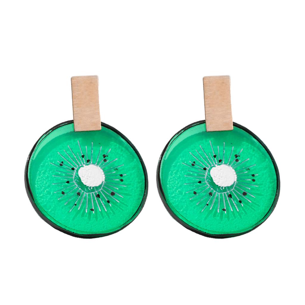 Eye Catching Fruit Earrings for Summer Sweet Simulated Fruit Earrings Stylish Dangle Drop Ear Rings Women Accessories