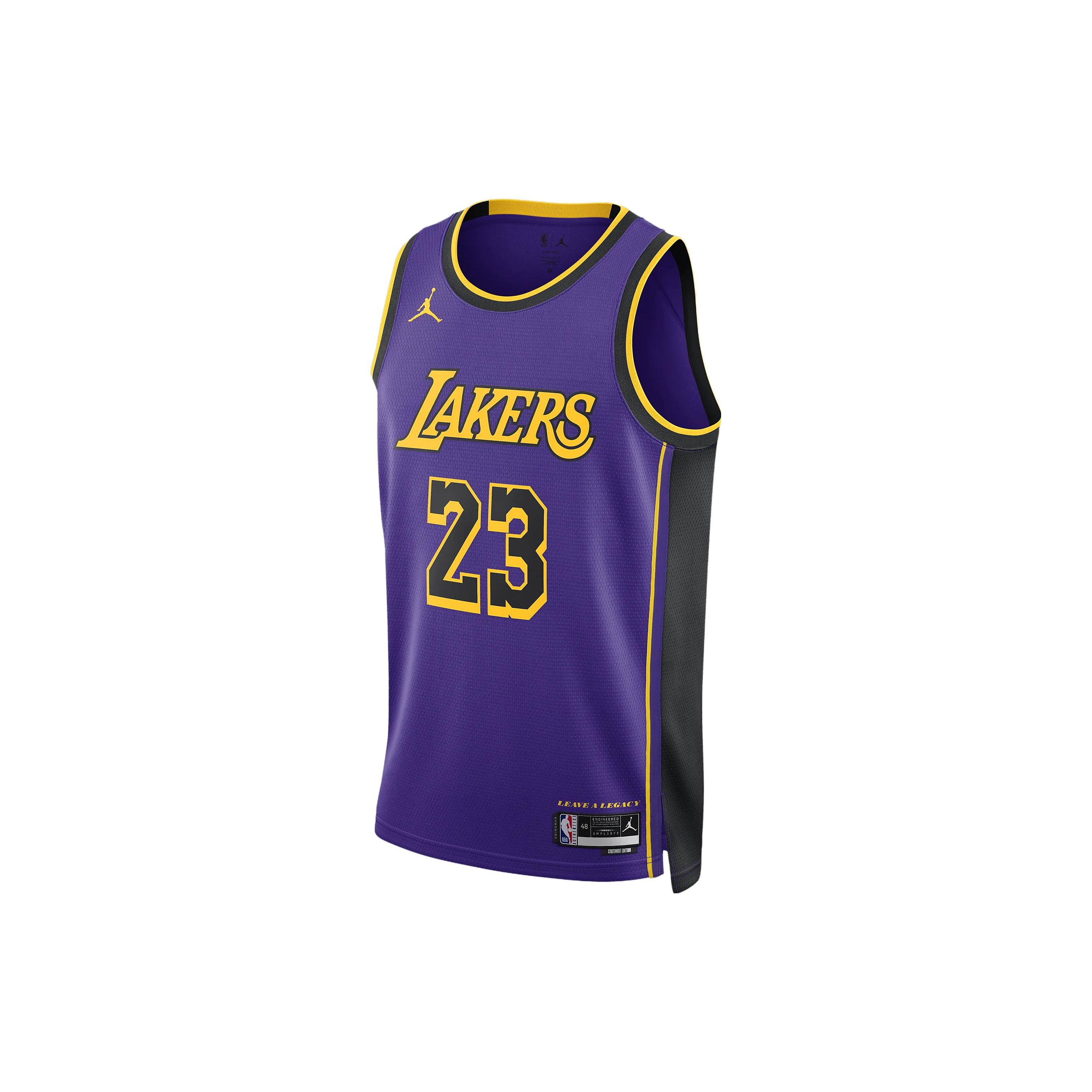 

Новая мужская джерси Jordan Los Angeles Lakers Statement Edition Jordan Dri FIT NBA Swingman DO9530-508 S