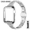 Metallarmband+Gehäuse für Apple Watch Ultra2 Armband 49mm 42mm 41mm 45mm 40mm 44mm Abdeckung Stahlarmband Für Iwatch Serie 9 8 7 6 SE 5 4