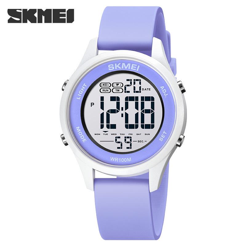 Student sports electronic watch couple thin silicone luminous simple watch men