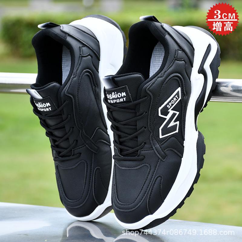 Dad shoes new autumn and winter leather waterproof sub sports and leisure trendy shoes
