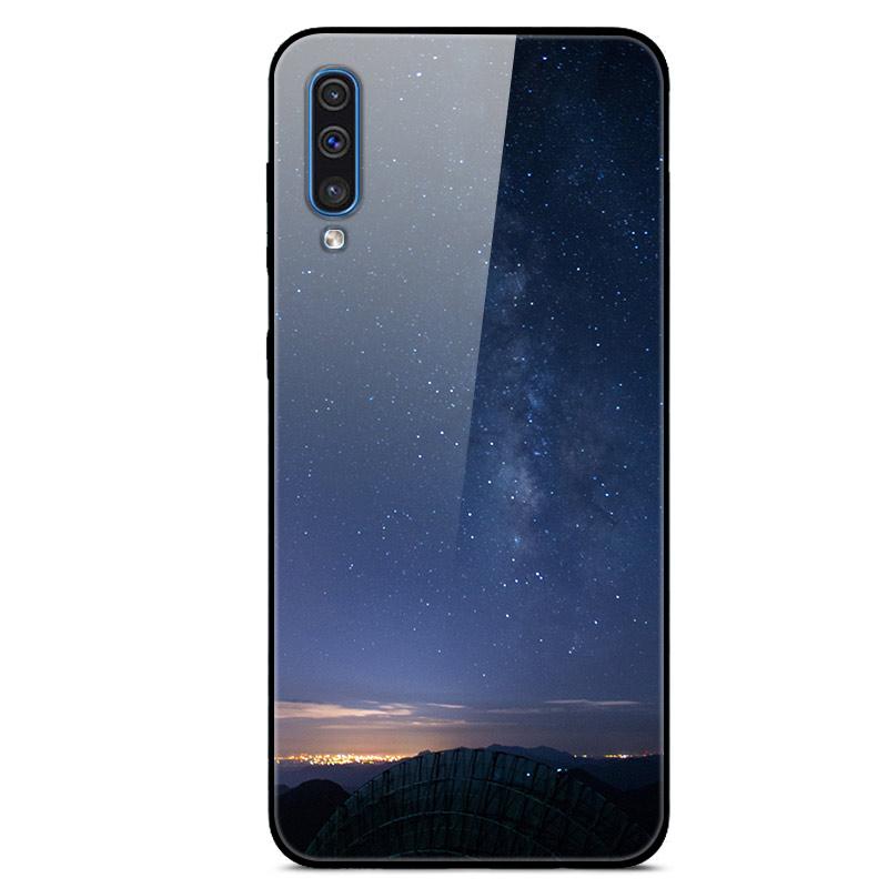 6.4" For Samsung Galaxy A30s A51 A50 Case A 30s Glass Back Cover Case For Samsung A30s A50 A70 A51 Case A 30 s A 51 Case Bumper