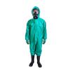 Grüner chemikalienbeständiger PVC-Anzug: Säure- und alkalibeständiger, Ganzkörper-, flüssigkeitsdichter, langlebiger Notfall-Feuerwehrschutzkleidung