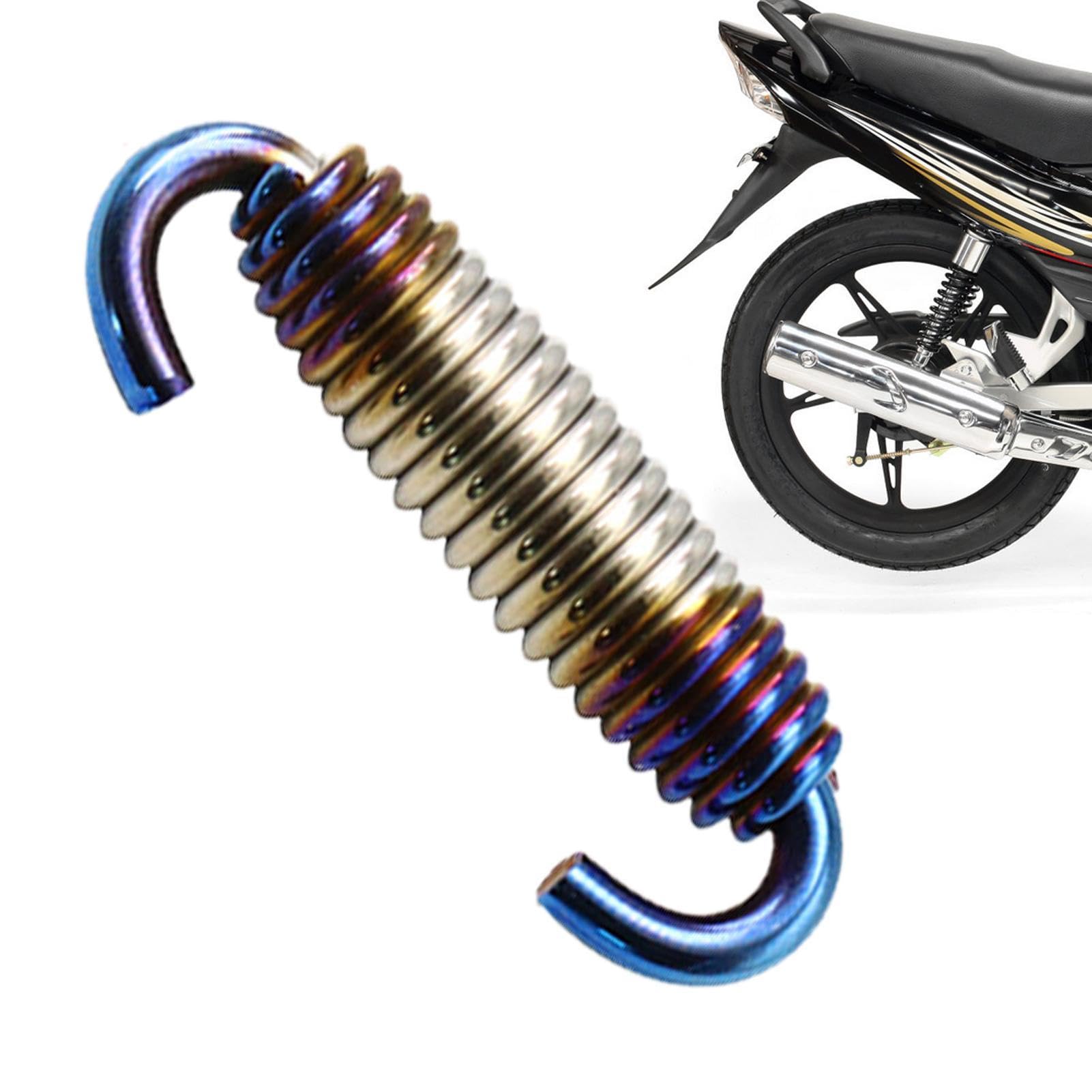 

Motorcycle Exhaust Spring | Motorcycle Modification Accessories Exhaust Pipe Spring Stainless Steel Color Titanium Please refer to the description синий
