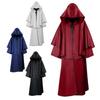 Halloween Děti Cosplay Plášť Středověký Bůh smrti Zavazování Kapuce Volný Celá délka Čistá barva Unisex Jeviště Představení Vtip