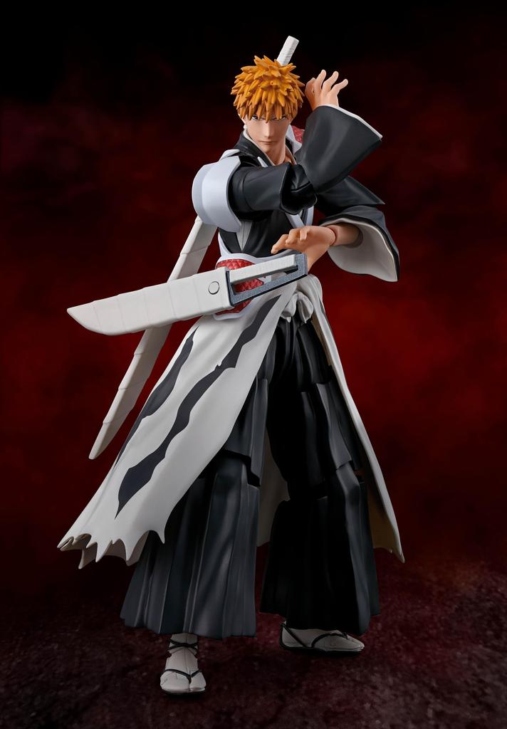 TAMASHII NATIONS The Thousand Year Blood War Kurosaki Ichigo Dual Zangetsu Bandai Spirits Action Figure Bleach S.H.Figuarts