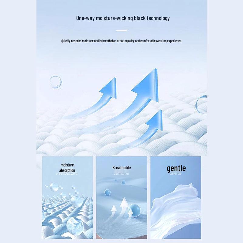 ROMON Men's V-Neck Ice Silk Quick-Dry Antibacterial T-Shirt