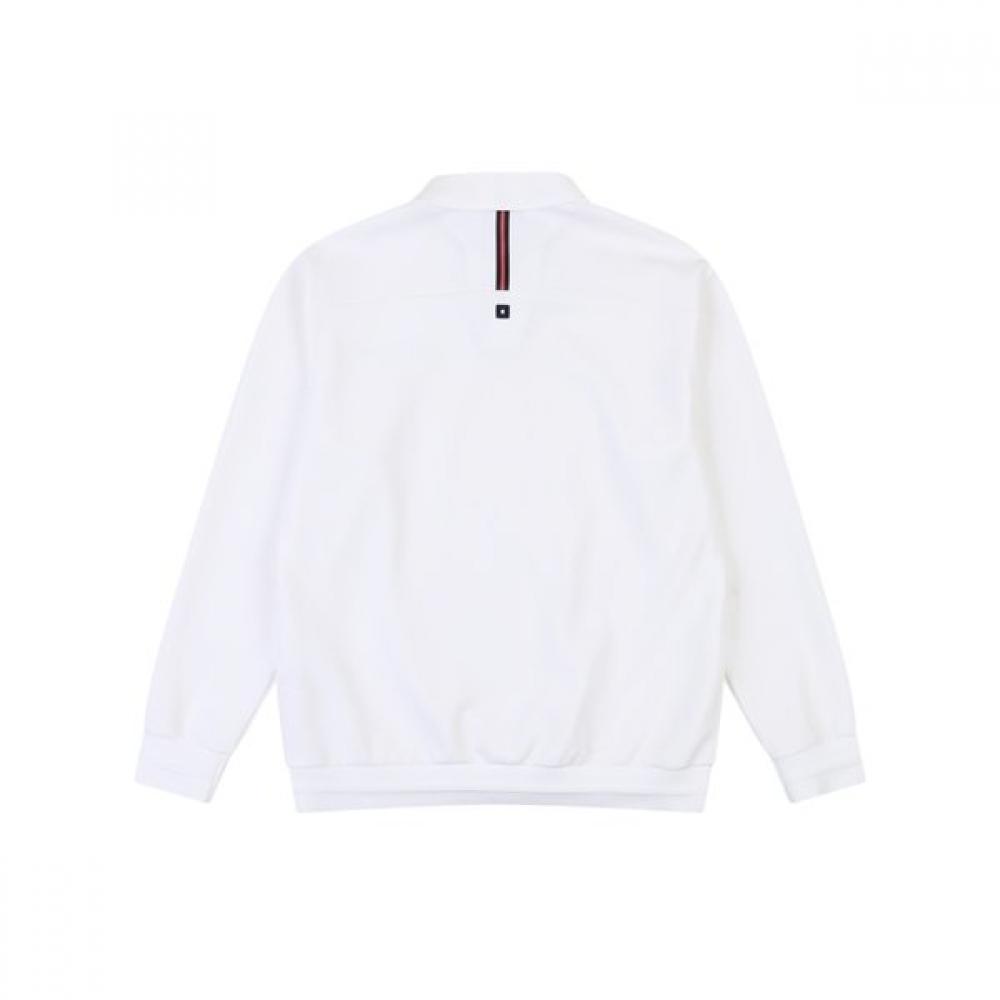 Onoff Men S looSe FiT Ribbed T ShirT Of9003gb whiTe