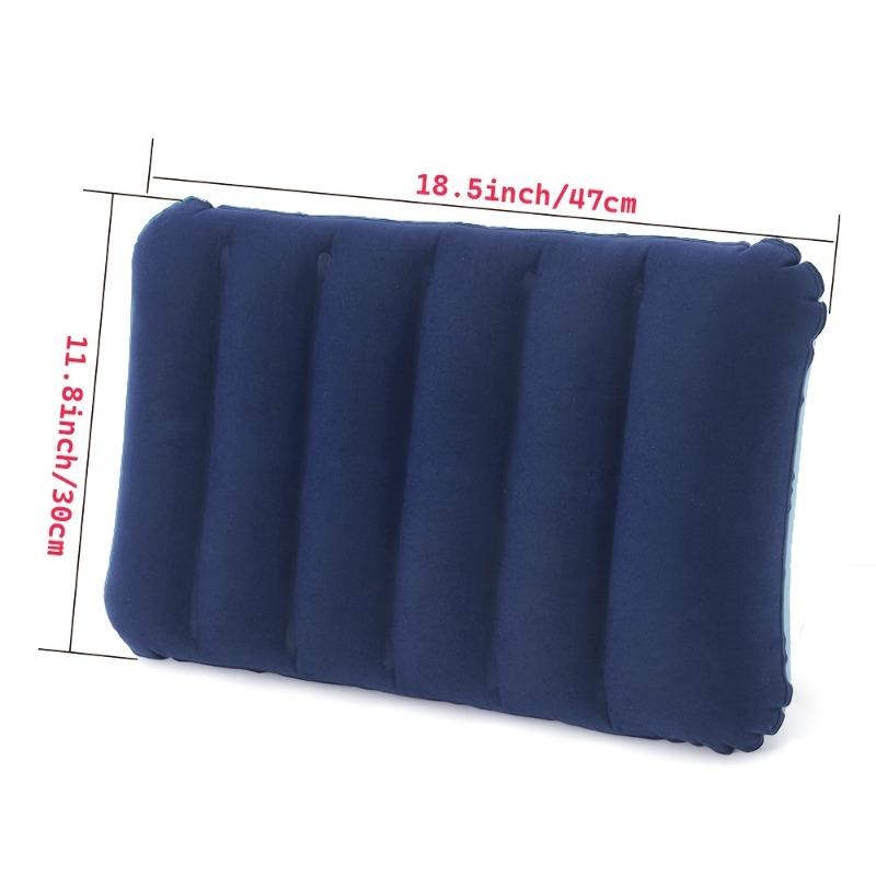 Portable Inflatable Camping Pillow Lightweight Quick Dry PVC Sleeping Cushion for Outdoor Hiking Backpacking Travel