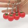 Simulation Tomato Charm Keychain Keyring Backpack Accessories Car Jewelry Gift