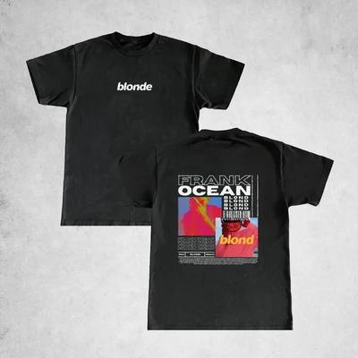 Rapper Frank Retro Graphic T Shirt Unisexs Hip Hop Ocean Album Clothing Tshirts Yk Unisex Blond Fashion Oversized Cotton Tshirt