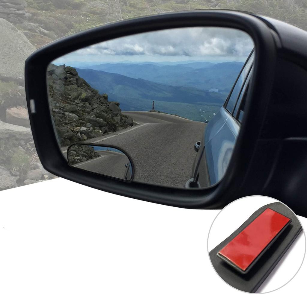 KEWAYO 2-Piece Set of 2 Auxiliary Mirrors for Cars, Auxiliary Mirror, Auxiliary Side Mirror,