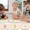 12Pieces Unfinished Wood Plaques with Rope Unfinished Hanging Wood Signs for Wood Burning DIY Painting Crafts 3 Designs