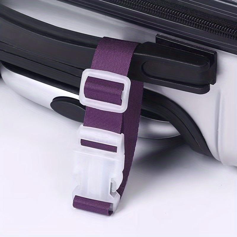 1pc/3pcs/5pcs Colorful Luggage Belt Travel Portable Gadgets, Adjustable Luggage Seat Belt with Release Buckle, Luggage Travel Accessories