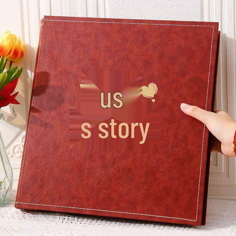 Φωτογραφικό Άλμπουμ 6 ιντσών: 1000 Φύλλα, Μεγάλης Χωρητικότητας, Αναμνηστικό Δερμάτινο Ένθετο για Ζευγάρια & Οικογένειες για Φωτογραφίες 5 ιντσών