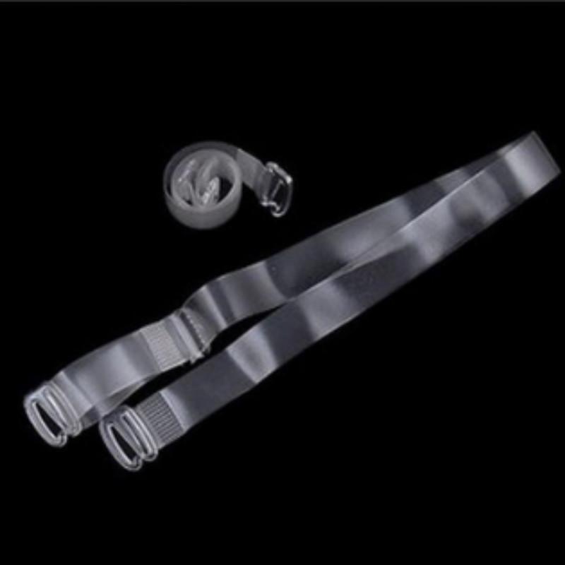 

1 пара удлинителей бюстгальтера, силиконовые невидимые женские регулируемые бретели 1cm прозрачный