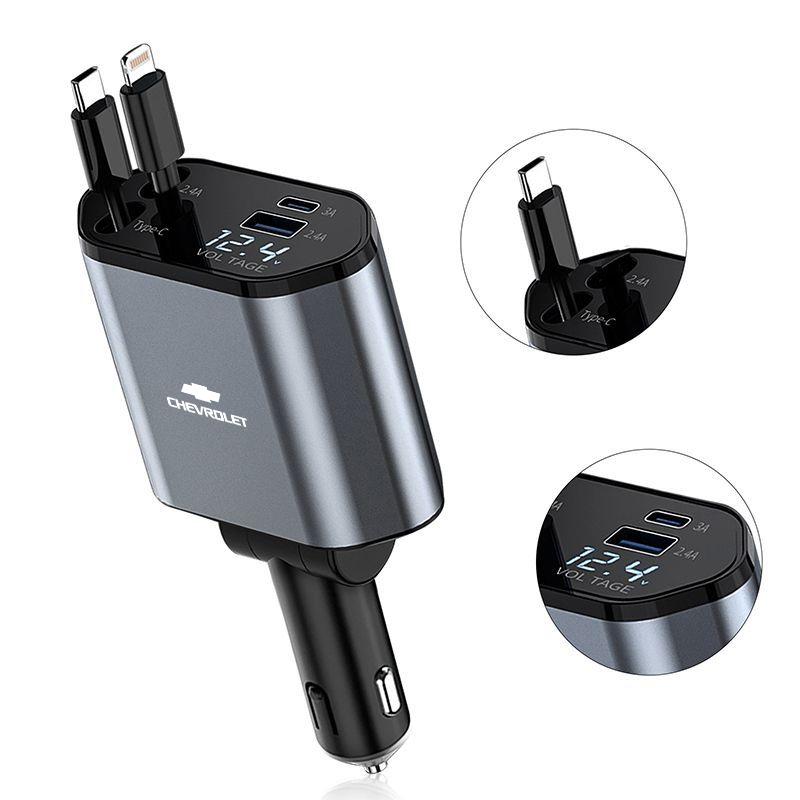 

Car Lighter Charger 120W Super Fast Phone Charging Cable For Chevrolet Corvette Montana TrailBlazer Silverado Traverse Camaro