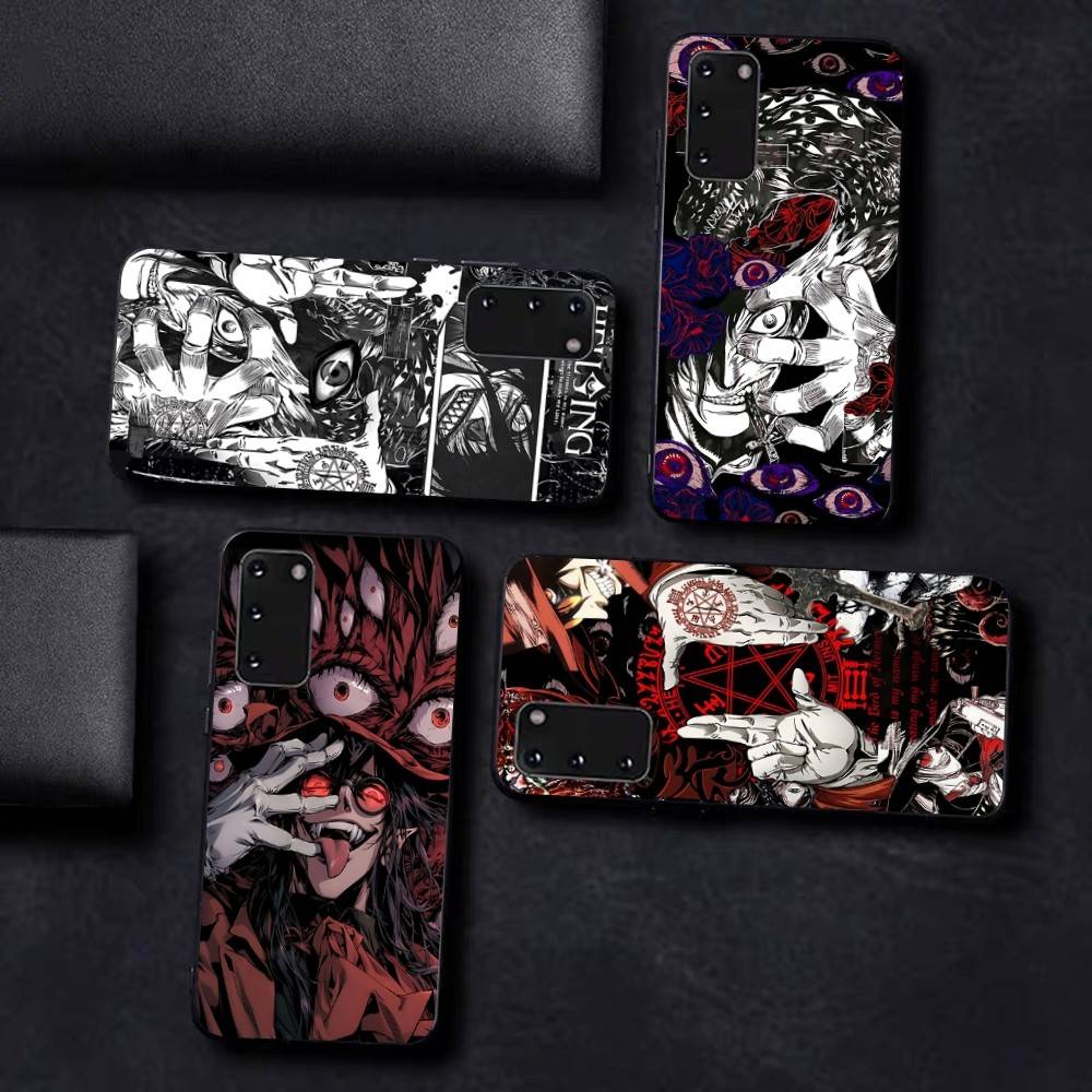 Alucard Hellsing Anime Phone Case For Samsung S 24 Fe 25 Ultra Plus 20 Lite 21 30 22 23 24 22 Ultra 5G Fundas