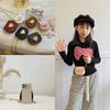 Solid Color Sweet Fresh Girls Casual Small Crossbody Bag For School Play Daily