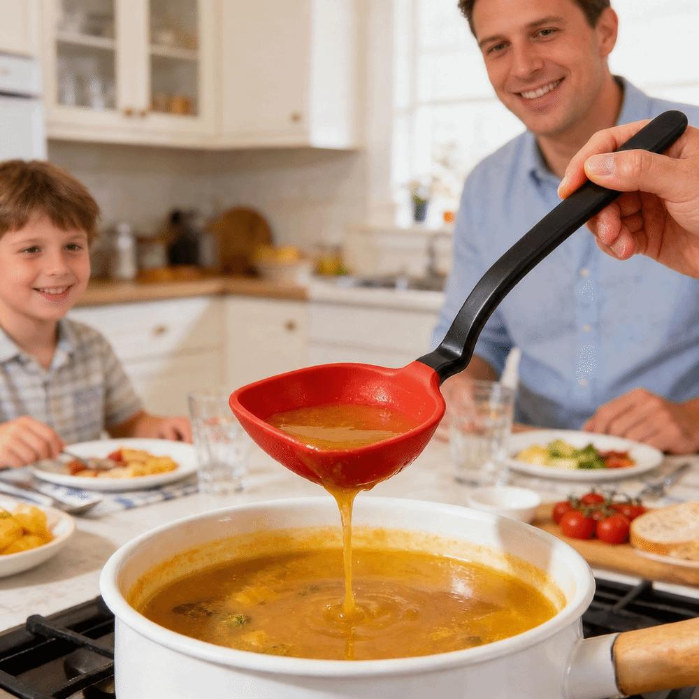 Anti Scalding Silicone Spatula Multifunctional Cooking Utensils Tool  Restaurant