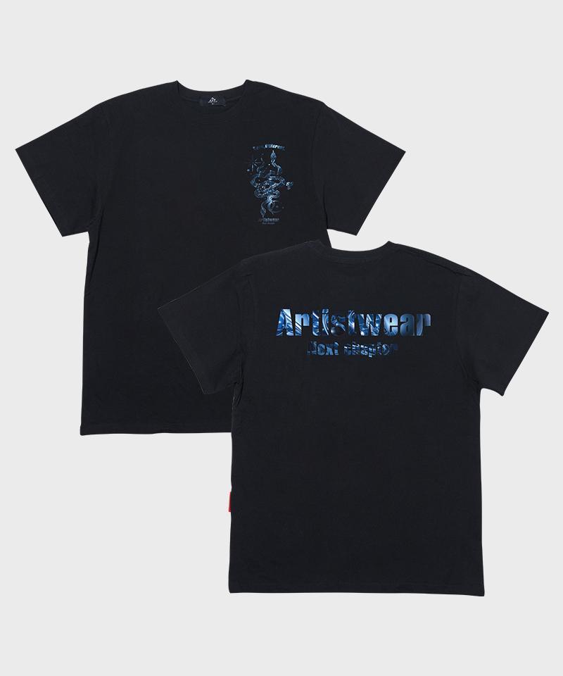 ARTISTWEAR [Atw] Blue Snake Short Sleeve Tee