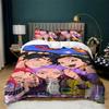 3 Pieces Kpop Duvet Cover Set Twin Size Soft Comfortable Quilt Cover Light-Weight Duvet Cover With Pillow Shams