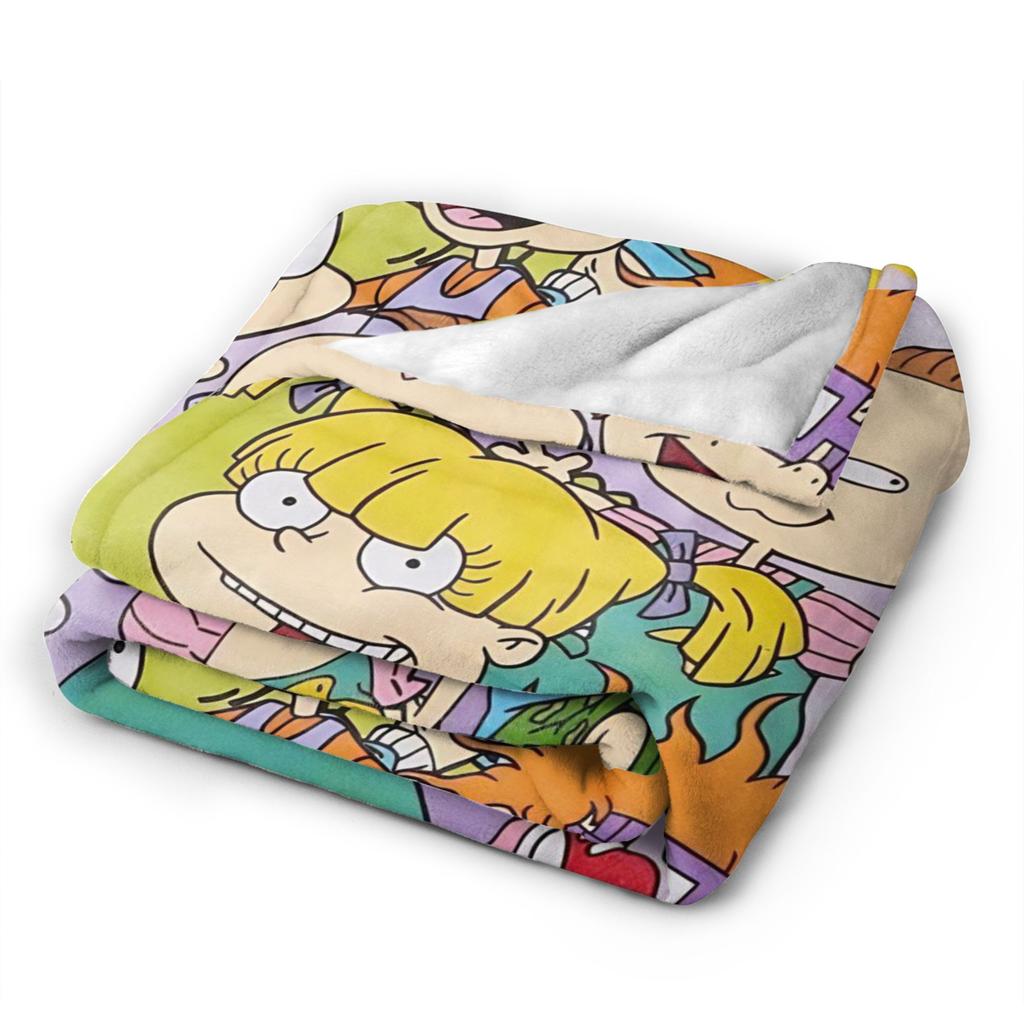 Rugrats Chuckie Finster  Blanket  Warm Soft Funny Plush Throw Blanket For Home Decor Travel Flannel Bedspread Bed Cover
