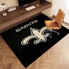 New Orleans Saints logo Print Area Rug - Soft,Washable Non-Slip Indoor Mat,Living Room,Home Office Decorative Rug