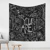 Quote You Are Wall Tapestry Inspirational Classroom Positive Kids Tapestries Wall Hanging Motivational Positive Affirmations