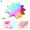 Nail Art Tool Stencil French Tip Smile Line Multi-Sizes Easy Edge Cutter Trimme^