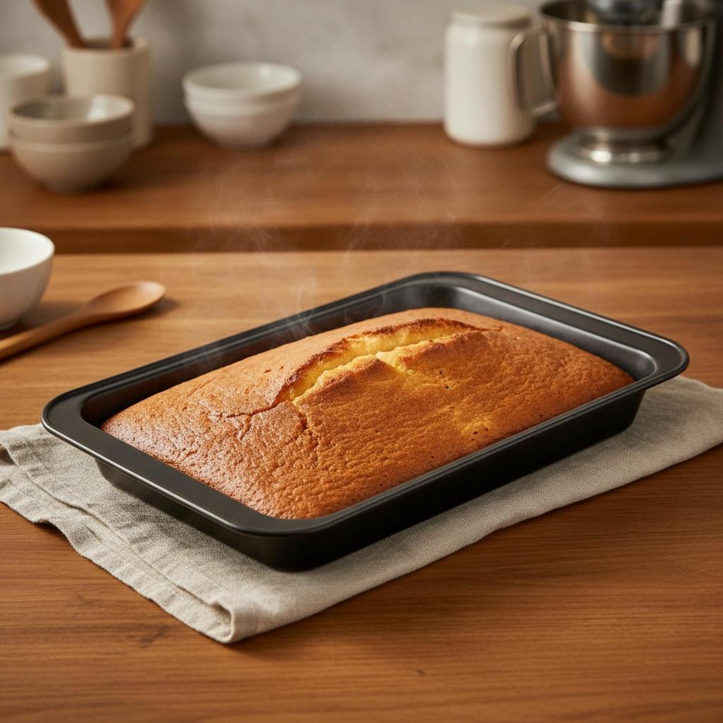 Rectangular Cooking Tray Compact Oven Pan Slim for Dessert Making