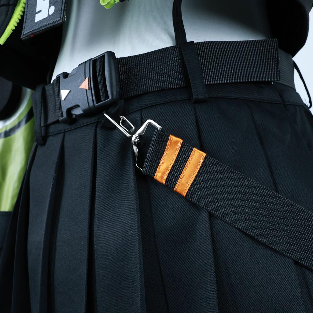 Anime Zenless Zone Zero Cosplay Kostüm Anby Demara Kostüm Halloween Anime ZZZ Outfit Mädchen Uniform Perücke Geburtstagsgeschenke Karneval Komplettset