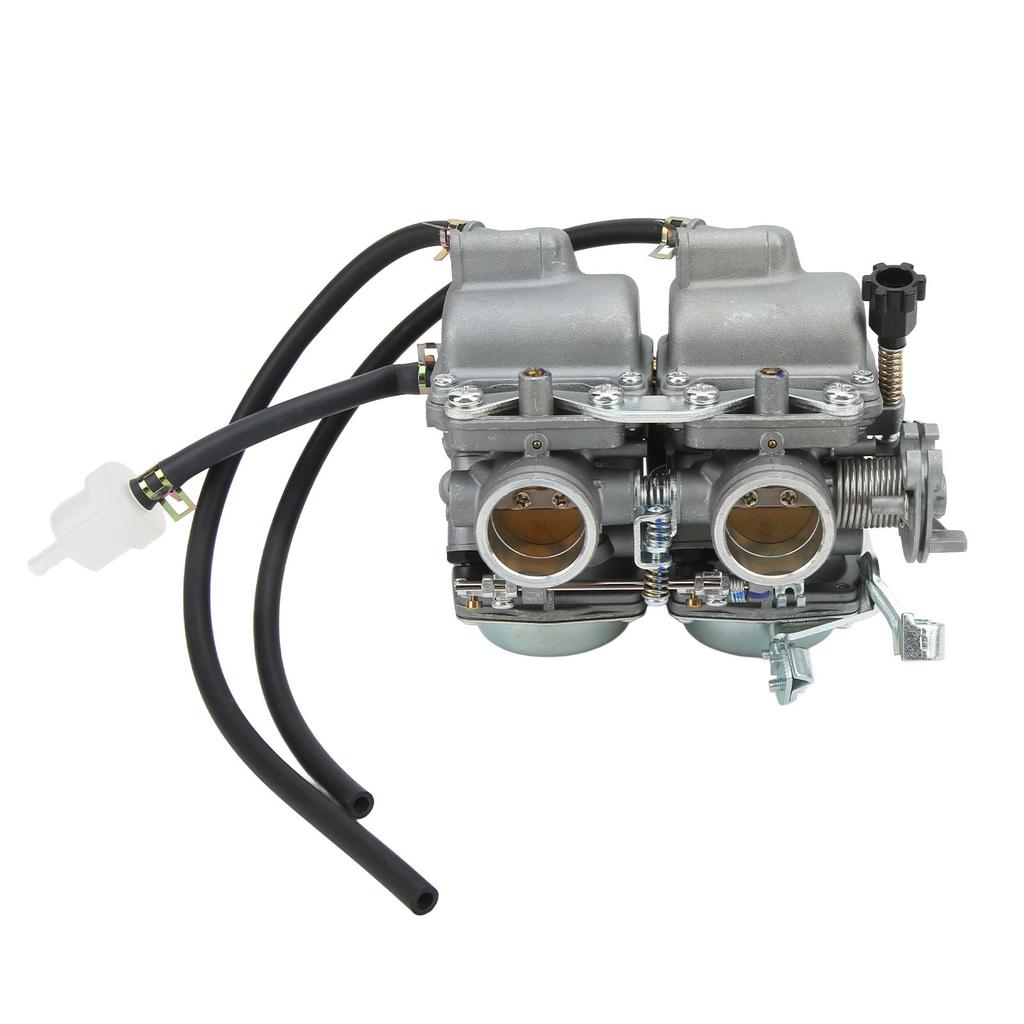 Motorcycle Twin Cylinder Carburetor 26mm Intake ID Replacement for CBT 125 250 Engine