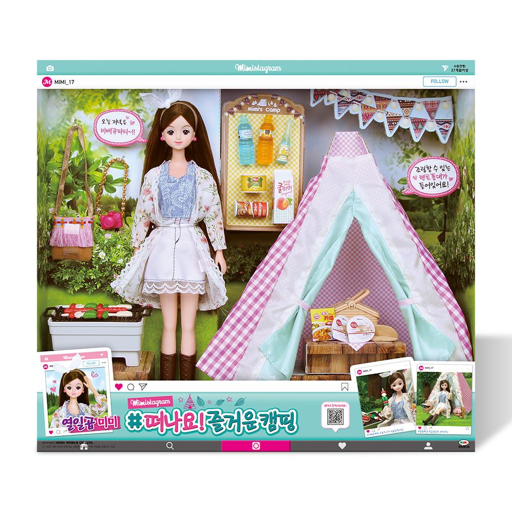 

[Mimi World Official] Seventeen Mimi Давайте отправимся в веселый поход, популярные корейские игрушки-персонажи
