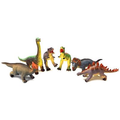 Distribuição mundial de bonecos de dinossauro macios, conjunto pequeno de 6 peças, brinquedos populares na Coreia