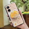Anti-knock Soft Case Phone Case For Redmi A5 4G/Xiaomi Poco C71 4G Rotatable stand Cartoon Skin feel silicone Simplicity