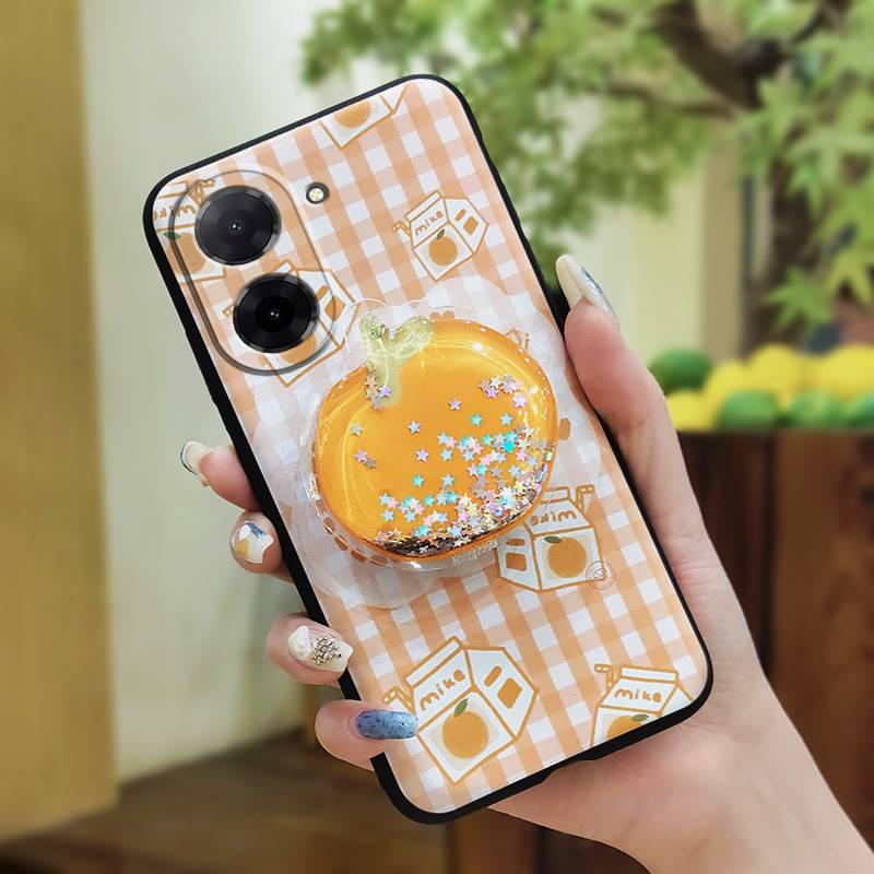 Anti-knock Soft Case Phone Case For Redmi A5 4G/Xiaomi Poco C71 4G Rotatable stand Cartoon Skin feel silicone Simplicity