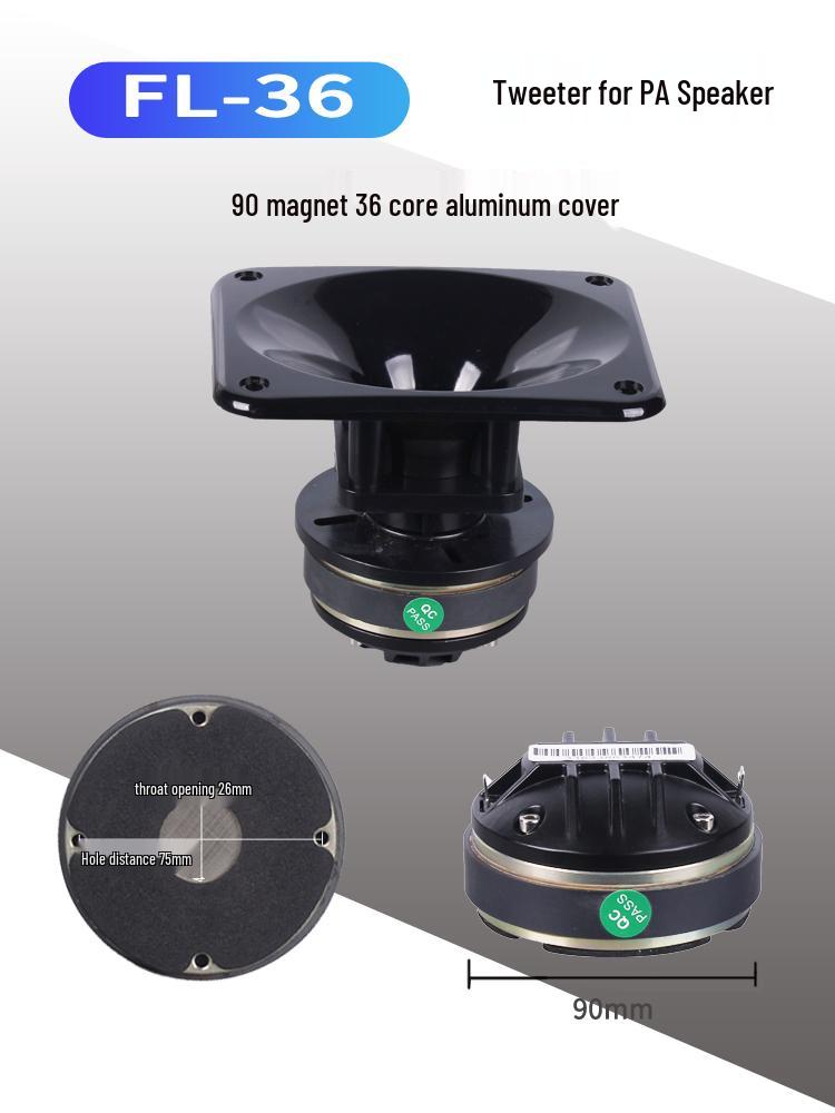 Compact Pull-Rod Suitcase Speaker with High Power, 10''/12''/15'' Sizes, 4-Ohm Imported Bass, Full-Range Sound