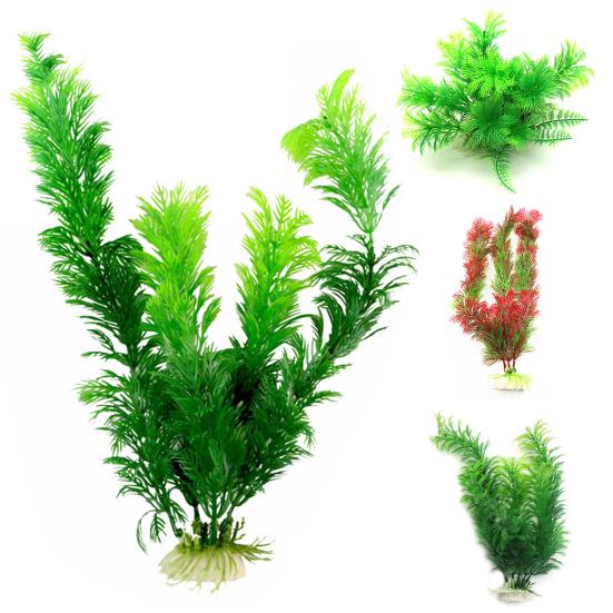 Aquarium Decorative Plastic Grass Water Plants Fish Tank Landscaping Ornaments