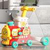 Baby Walker Stroller: Multi-functional Ride-On Steam Train Educational Toy