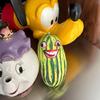 Watermelon Strips Plush Keyring Funny Keychain Bags Accessories for Adults